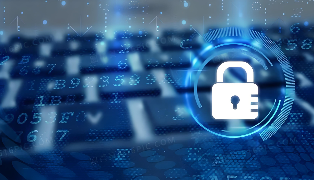 云计算解决方案展示，云平台管理界面，虚拟化资源池，技术人员在操作，蓝色背景灯光